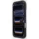 5. BMW M Blue Perfo Metal Logo MagSafe Hülle für iPhone 18 Pro Max / 17 Pro Max - Burgunderrot