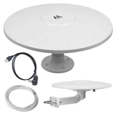 Maclean MCTV-947 Universal-Außenantenne (Aktiv; 32 dB; Typ F)