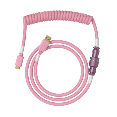 Glorious Gaming GLO-KB-ACC-CBL-COIL-PPNK Tastatur-/Mauskabel, Pink, 1,4 m