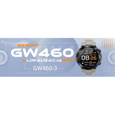 3. GIEWONT Pionier GPS GW460-3 Smartwatch - Hellgrau