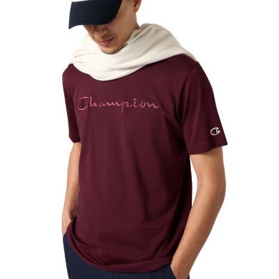 20. Herren Champion SS Tee Burgunderrot 220273 RS522