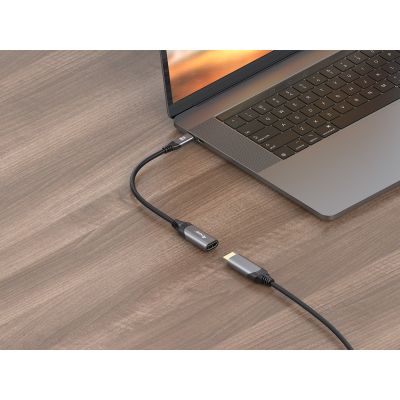 3. Equip 133492 Kabeladapter 0,15 m USB Typ-C HDMI Schwarz, Grau