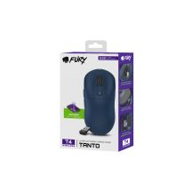 Gaming-Maus Fury Tanto T4, 12.000 DPI, RGB, marineblau, kabellos