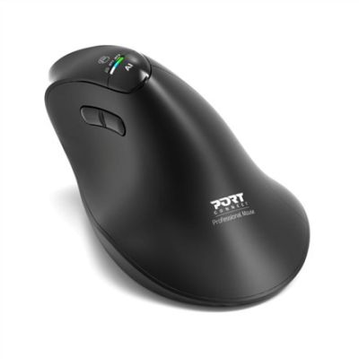 Port Designs 910204 Universalmaus für Rechtshänder, kabellos (RF) + Bluetooth, optisch, 4800 DPI