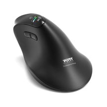 Port Designs 910204 Universalmaus für Rechtshänder, kabellos (RF) + Bluetooth, optisch, 4800 DPI