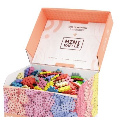 7. Marioinex Mini-Waffel-Bausteine, 500 Teile, Pastell