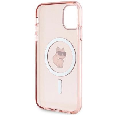 7. Karl Lagerfeld IML Choupette MagSafe Hülle für iPhone 11 / Xr – rosa