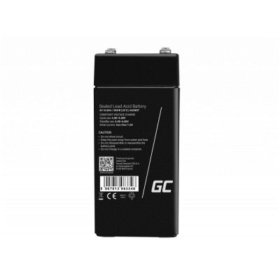 4. GREEN CELL GEL/AGM BATTERIE AGM37 4V 4AH