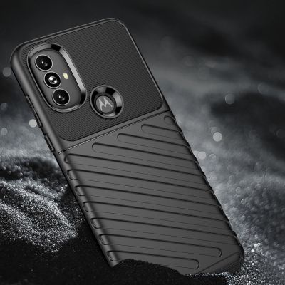 5. Thunder Case flexible gepanzerte Hülle für Motorola Moto G Power 2022 schwarz