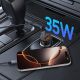 4. Tech-Protect CC02 35W Kfz-Ladegerät mit 2 USB-C- und USB-A-Anschlüssen – Schwarz