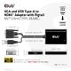 4. CLUB3D CAC-1720 Kabeladapter 0,6 m HDMI Typ A (Standard) VGA (D-Sub) + USB Schwarz