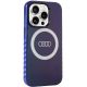 6. Audi IML Big Logo MagSafe Hülle für iPhone 15 Pro – blau