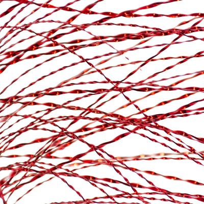13. Dekorativer Zweig 117 cm Rot
