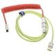 Ducky Premicord Strawberry Frog Spiralkabel USB Typ-C auf Typ-A - 1,8 m