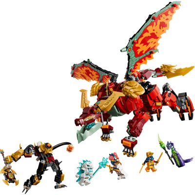 3. LEGO Ninjago 71868 - Wyldfyre Verwandlungsdrachen-Mech