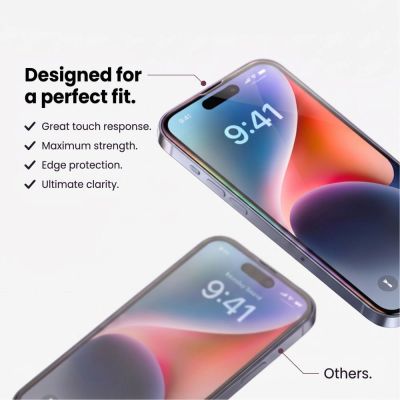 4. Tech-Protect Glass Fit+ 2er-Pack Schutzglas für Samsung Galaxy S26 FE