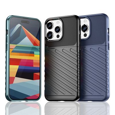 6. Gepanzerte iPhone 15 Pro Max Thunder Hülle – Blau
