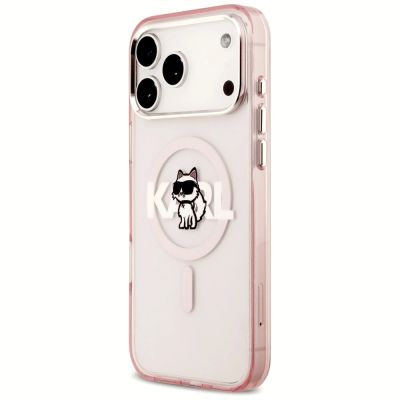 2. Karl Lagerfeld IML Choupette Sketch Logo MagSafe Hülle für iPhone 17 Pro Max - Pink
