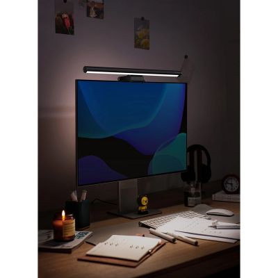 19. Baseus i-wok2 LED-Lampe für Desktop-Bildschirmbeleuchtung schwarz (DGIW000101)