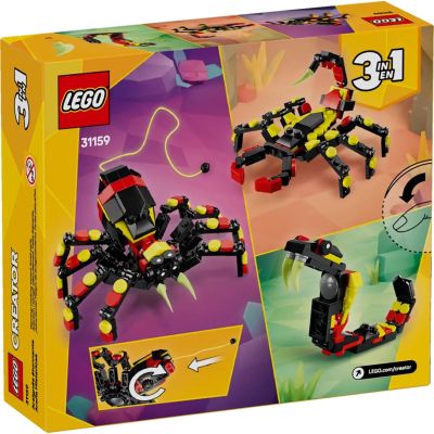 10. LEGO Creator 3-in-1 31159 – Wildtiere: Erstaunliche Spinne