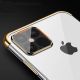 5. Clear Color Case TPU-Gel-Cover mit Metallrahmen für Samsung Galaxy S22 + (S22 Plus) blau
