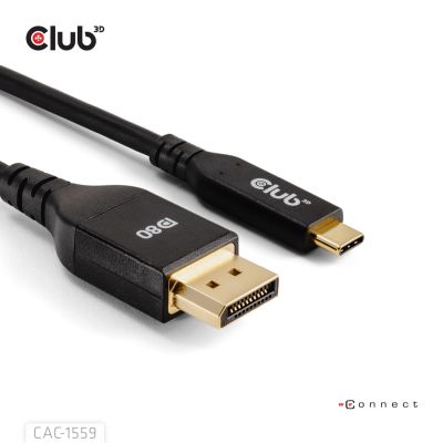 5. USB-C auf DP 1M/M/M CAC-1559 Club3D Kabel