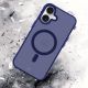 21. 3mk Smoke MagCase für iPhone 16 - Blau-Transparent