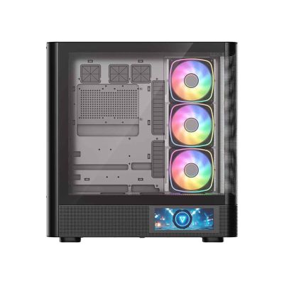 13. MODECOM VOLCANO AQ 400 ARGB MIDI SCHWARZES GEHÄUSE