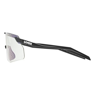 3. Uvex Pace Stage SV Radbrille schwarz matt/verspiegelt blau