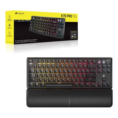 6. Corsair K70 Pro TKL Gaming-Tastatur, TKL-Tastatur (80%), Corsair MGX -, ISO (DE)