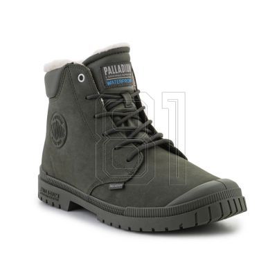 Palladium SP20 Cuff Leather Waterproof WL U 79067-325-M Olive Night Schuhe