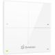 Grenton-Touchpanel / 4 Touchfelder / TF-Bus / weiße Glasfront
