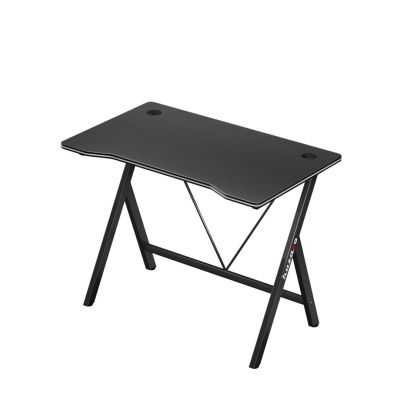 6. Huzaro Hero 1.4 Schwarzer Gaming-Schreibtisch