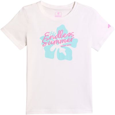 2. Mädchen-T-Shirt 4F F2938 weiß 4FJWSS26TTSHF2938 10S