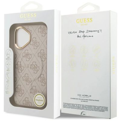 8. Guess 4G PU Classic Logo MagSafe Hülle für iPhone 17 - Pink