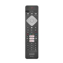 SAVIO Universalfernbedienung/Ersatzfernbedienung für Philips TV, Smart TV, RC-16