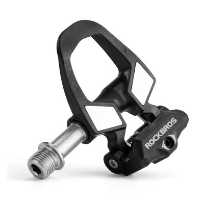 3. Rockbros RD9 SPD Pedalplatten aus Carbonfaser und Titanlegierung – Schwarz