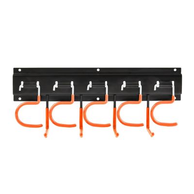 11. MACLEAN Wandorganizer für Gartengeräte, Stahl, mit Haken, max. O