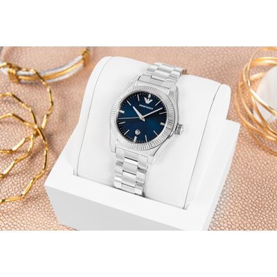 5. Emporio Armani Federica AR11717 Herrenuhr + Box