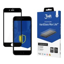 3mk HardGlass Max Lite Schwarzes gehärtetes Glas für Apple iPhone 7/8/SE 2020/2022