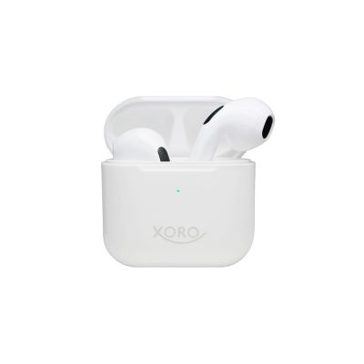 2. Xoro KHB 30 True Wireless Stereo (TWS) In-Ear-Headset für Anrufe/Musik/Sport/Alltag, Bluetooth, Weiß