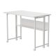 Maclean Klapptisch/Schreibtisch, weiß, mobil, 100 x 58 cm, max. 50 kg, MC-126 W