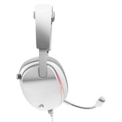20. Glorious Gaming Glorious GHS Eternal RGB – RGB-Stereo-Gaming-Kopfhörer für PC, PS5, PS4, Switch – Speziell abgestimmte Treiber, abnehmbares Mikrofon, USB-C – Robust und komfortabel für 24/7 – Weiß