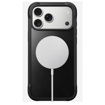 2. Nomad Robuste Lederhülle für 17,5 cm (6,9") Mobiltelefone, Schwarz
