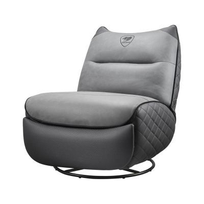 3. COUGAR Overlord Neo Gaming-Couch, gepolsterter Sitz, Schwarz, Grau