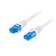 LANBERG Patchkabel S/FTP Kat. 6A 1 m Grau LSZH CCA (Fluke-geprüft) PCF6A-10CC-0100-S