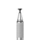 3. Baseus Golden Cudgel ACPCL-0S doppelseitiger Eingabestift für Tablets, Telefone mit Gelstift – Silber