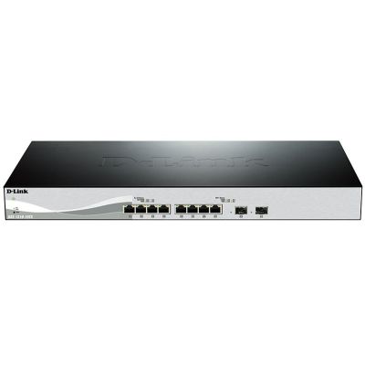2. D-Link DXS-1210-10TS Managed L2/L3 10G Ethernet (100/1000/10000) 1U Schwarz, Silber