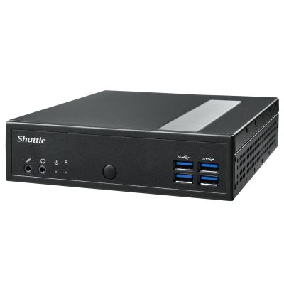 Shuttle DL40N Barebone-Computer-PC, Größe 1,35L, Schwarz, N150
