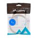 3. Patchkabel U/UTP Lanberg PCU6-10CC-0100-W (RJ45 - RJ45; 1m; UTP; Kat. 6; weiß)